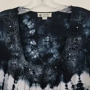 Unity World Wear | Tops | Unity Tie Dye Black White Gray